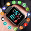 1.5` Smart Watch Fitness Bracelet, Heart Rate, Blood Pressure Monitor. USB port to charge.