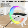 Colorful Wireless Charger, Atmosphere Lamp, Bluetooth Speaker