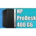 9TH GEN HP ProDesk 400 G6, i5 @ 3.00ghz, 8GB Ram, 256gb nvme ,DVD ,USB3.0, Windows10
