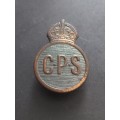 WW2 British South African CPS Civil protection services badge. 27-723