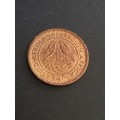 1958 SA Union Quarter penny AU