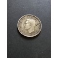 1939 UK silver sixpense. Use as filler for SA Union
