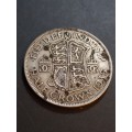 1939 Great Britain **0.500 Silver** Half crown
