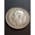 1939 Great Britain **0.500 Silver** Half crown