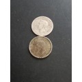 2 x SA Union tickeys. Bid per coin to take both