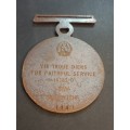 Police Faithful service medal. G.L. Fouche