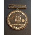 South African Police service medal. Issued 13616