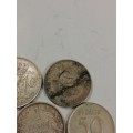 Mixed *silver* coin lot. 27 grams