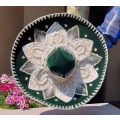 AUTHENTIC HANDMADE MEXICAN SOMBRERO HAT BY BELRI  LARGE 57CM DIAMETER