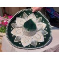 AUTHENTIC HANDMADE MEXICAN SOMBRERO HAT BY BELRI  LARGE 57CM DIAMETER