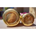KMD ROYAL DAALDEROP DUTCH BRASS TABAK AND SIGAREN CONTAINERS c1900-1930