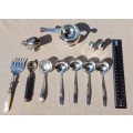 BATCH OF SMALL BUT CUTE SILVER PLATED CUTLERY ITEMS