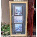 THOMAS KINKADE (1958-2012) CITY BY THE BAY SET OF 3 INSPIRATIONAL PRINTS WITH CERTIFICATE OF AUTHENT
