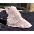 TWO BEAUTIFUL LILAC PINKISH CHERT AND SHALE ROCK SAMPLES  SMOOTH WAXY TO THE TOUCH!