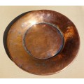 OLD HAND MADE PRIMITIVE COPPER PLATE