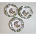 COPELAND SPODE BYRON PATTERN (1933-1969) HAND PAINTED SERVING BOWLS WITH TERRACE RIMS