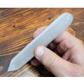 MAGICAL LARGE SELENITE (STONE OF THE MOON) PEN STICK WAND