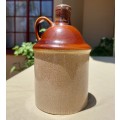 SEDWICKS 1960S THE ORIGINAL OLD BROWN SHERRY 750ML ENAMELLED CERAMIC DECANTER SEALED! AND FULL!