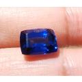 FLAWLESS GISA CERTIFIED LARGE 3.7CT BLUE SAPPHIRE WITH LOVELY RECTANGULAR CUSHION CUT FROM CEYLON