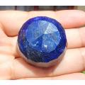 LAST ONE! HUGE ROYAL BLUE 185,55CT SAPPHIRE GEMSTONE WITH OVAL FACETTED COBOCHON CUT  THERMAL HIGH
