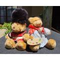 QUEENS GRENADIER GUARD BEAR BY RED TOYS AND ALPHONSE THE ARTIST BEAR BY THE BEAR FACTORY