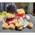 QUEENS GRENADIER GUARD BEAR BY RED TOYS AND ALPHONSE THE ARTIST BEAR BY THE BEAR FACTORY
