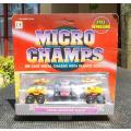 RETRO MICRO CHAMPS DIE CASTS 2ND MONSTER SERIES 3036 SEALED PACK OF 3 MONSTER CARS SET 3 OF 3