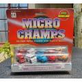RETRO MICRO CHAMPS DIE CASTS TOUGH TRUCK SERIES 5070 SEALED PACK OF 3 MONSTER TRUCKS SET 2 OF 3