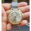Timex Great Britain Vintage 1940s Automatic Mens Wristwatch Shockproof Waterproof