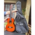 Excellent Condition Valencia Australia CG160 Nylon String Classical Half Size Guitar with Carry Bag