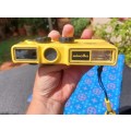 Cool Vintage 1980s Yellow Minolta Weathermatic A Underwater Camera Working