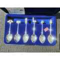 Beautiful Set Of W.A.P.W. Exquisite Jewellers London Landmarks Silverplated Spoons