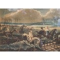 Plate III First Steeple-Chase On Record 1839 Very Rare Original Coloured Aquatint Henry Alken