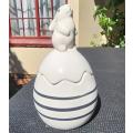 Porcelain Rabbit Easter Egg Surprise Breakfast Bowl