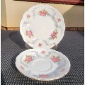 Royal Albert 1969-1980 Beautiful Tranquility Pattern Odd Saucer and Sideplate