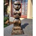 Wooden Polynesian Fertility Statue