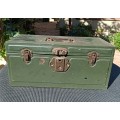 Vintage 1940s Army Green New Britain Machine Company (1887-1972) USA NONE BETTER Toolbox