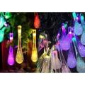 Decorative Party Lights Solar Raindrop Garden Decor