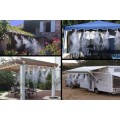 Misters Cooling Watering System 10M Patio Outdoors Gardens Gazebos Tents Umbrella Greenhouse