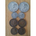 (1968 Swart , bronze and nickel coins.)
