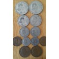 (1966 J v Riebeeck, bronze and nickel coins.)