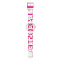 Lacoste Goa Pink/White Dial Rubber Watch