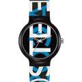 Lacoste Goa Black/Blue/White Dial Rubber Watch
