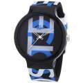 Lacoste Goa Black/Blue/White Dial Rubber Watch