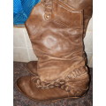 Cowboy  Boots  (Genuine Leather)