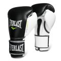 Everlast PowerLock Pro Laced Training Gloves - Black & White - 18 oz