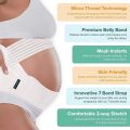 Pregnancy Belt - Maternity Support Brace - 4 in 1 Back & Belly Band - 2XL