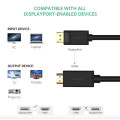 UGreen DP M to HDMI M 4K 30 1.5m Cable - Black
