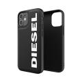 Diesel Apple iPhone 12 Mini Snap Case Logo-Black/White