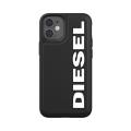 Diesel Apple iPhone 12 Mini Snap Case Logo-Black/White
